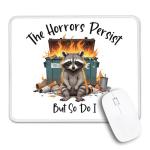 Funny Raccoon Mouse Pad for Office Humor