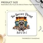 Funny Raccoon Mouse Pad for Office Humor