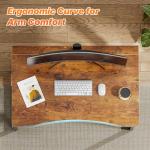 Compact Rustic Folding Desk for Small Spaces