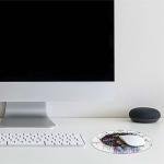 Abstract Afro Black Girl Queen Mouse Pad