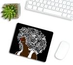 Afro Women Art Mouse Pad - Non-Slip Design