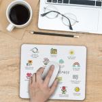 Daily Reminder Inspirational Quotes Mouse Pad