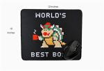 Super Mario Bowser Gaming Mouse Pad - 12x10 Inches