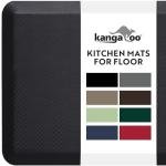 KANGAROO Ergonomic Anti-Fatigue Desk Mat, Black