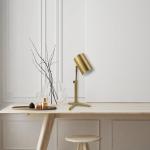 Globe Electric 18" Adjustable Brass Desk Lamp