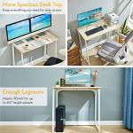 Compact Folding Desk - 31.5" Space-Saving Workstation