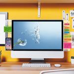 Acrylic Monitor Memo Boards Set - 2 Pieces