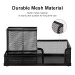 Comix Mesh Desk Organizer with 3 Compartments