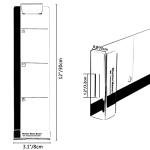 Acrylic Monitor Memo Boards Set - 2 Pieces