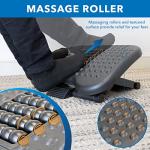Ergonomic Under Desk Footrest with Massage Function