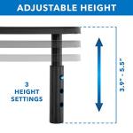 Adjustable Corner Monitor Stand for Ergonomic Setup
