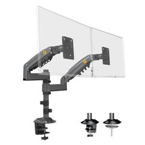 Dual Monitor Desk Mount - Full Motion Swivel