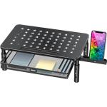 Zimilar Adjustable Monitor Stand with Drawer and Holder