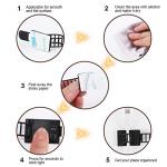 Adjustable Cable Management Clips - 50 Pack