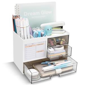 3-Drawer Desk Organizer with Multi-Functional Compartments
