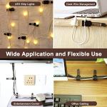Adjustable Cable Management Clips - 50 Pack