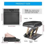 Adjustable Ergonomic Foot Rest for Office or Gaming