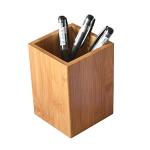 YOSCO Bamboo Desk Organizer for Pens and Pencils