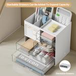 3-Drawer Desk Organizer with Multi-Functional Compartments