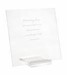 Clear Acrylic Dry Erase Board with Stand