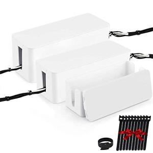 Cable Management Box Set for Desk or TV