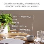 Clear Acrylic Dry Erase Board with Stand