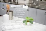 Clear Acrylic Dry Erase Board with Stand