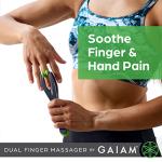 Gaiam Dual-Sided Hand Massage Roller Tool