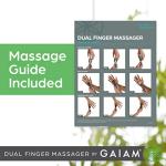 Gaiam Dual-Sided Hand Massage Roller Tool
