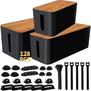 Cable Management Box Set for Home Office