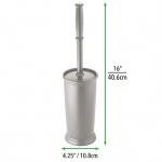 Compact Toilet Bowl Brush with Stylish Holder