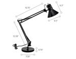Bostitch Swing Arm Desk Lamp with LED Bulb