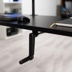 VIVO Adjustable Stand Up Desk with Black Frame