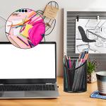 Delifox 2-Pack Mesh Pencil Holder Organizer