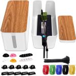 Cable Management Box Set with 122 Clips