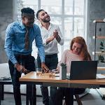 Under Desk Cable Management Organizer with Ties