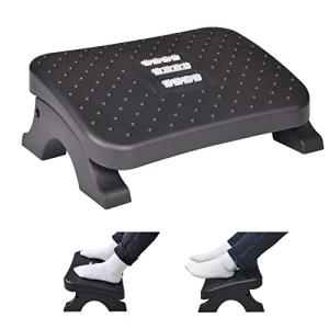 Ergonomic Under Desk Footrest with Massage Rollers