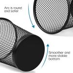 Set of 6 Black Metal Pencil Holders