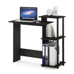 Furinno EFFICIENT Gaming Desk with 3 Open Shelves