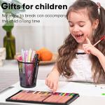 Set of 6 Black Metal Pencil Holders