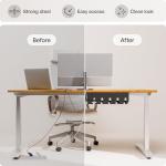 Under Desk Cable Management Organizer with Ties