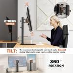 Free-Standing Desk Mount for 13-Inch Monitor