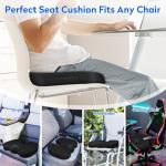 CushZone Memory Foam Office and Car Seat Cushion