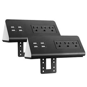 Emerising Desk Edge Power Strips with USB Ports