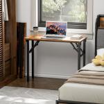TEMI Foldable Computer Desk for Small Spaces