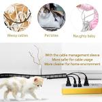 Fanoshon Cable Management Sleeve for Desk Cords