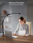 LED Desk Lamp with Clamp and Swing Arm