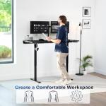 VIVO Adjustable Electric Gaming Desk with Mouse Pad