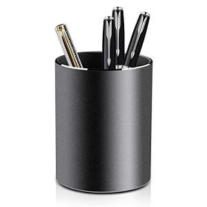 Vaydeer Round Metal Pen Holder for Desk