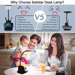 LED Desk Lamp with Wireless Charger and Pen Holder